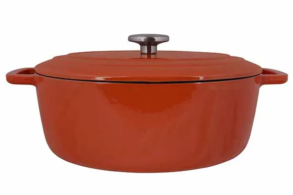 [9335235] Cosy&Trendy Fontestic kookpot ovaal roest gietijzer 31cm