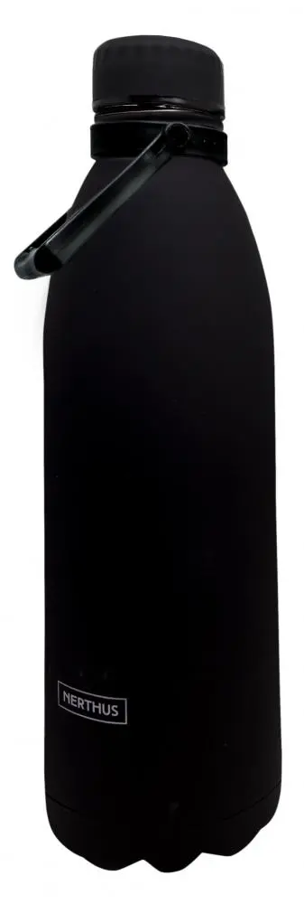 Drinkfles vacuüm 1500ml zwart (warm en koud)