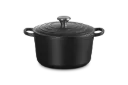 Le Creuset stoofpan rond hoog 24cm zwart