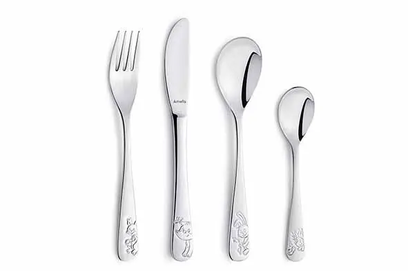 [4310880] Forest friends kinderbestek set 4