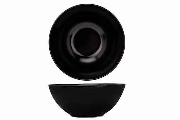 Venus black kommetje D16xH7cm