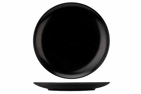 Venus black plat bord D26cm
