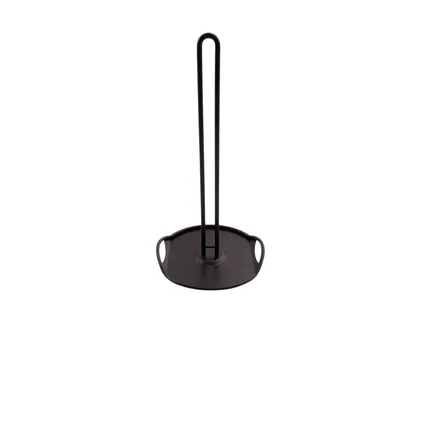 Wire keukenrolhouder mat zwart