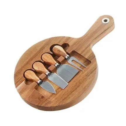 Point-Virgule 5-delige magnetische kaasset uit acacia