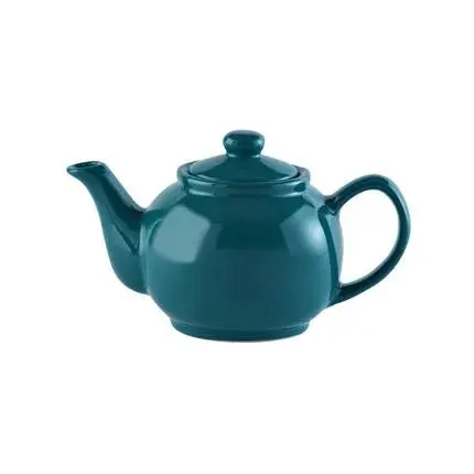 [RAY-0056-739] Price & Kensington 2-kops theepot glazend blauwgroen 450ml