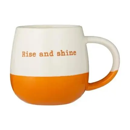 [RAY-0059-297] Price & Kensington mok uit aardewerk 'Rise and Shine' 340ml