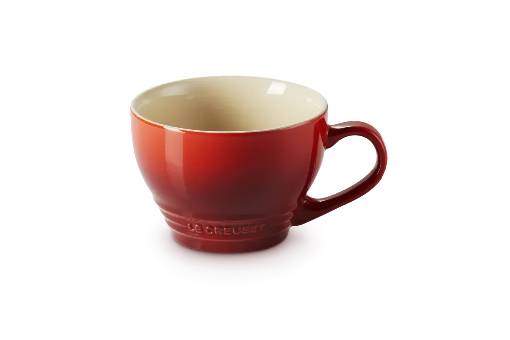 [70304400600002] Le Creuset grote cappucino mok 400ml rood