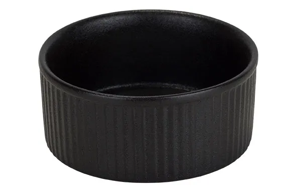 Yara black ramekin D12,2xH5,2cm