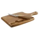 Snijplank met kaasmes