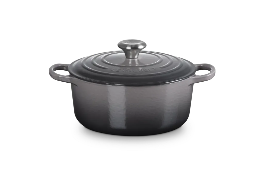 [21177244442430] Le Creuset Cocotte rond 24cm flint