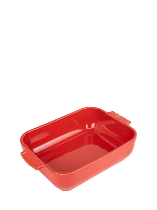 Peugeot rechthoekige ovenschaal 25cm rood