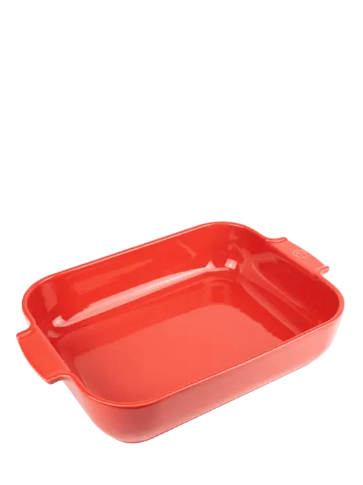 Peugeot rechthoekige ovenschaal 40cm rood