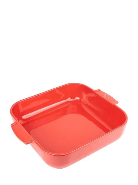 Peugeot vierkante ovenschaal 36cm rood