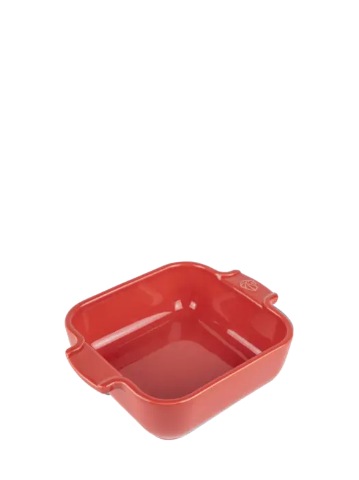 [61173] Peugeot vierkante ovenschaal 18cm rood