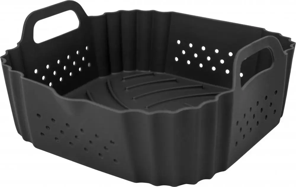 [VBFIH1175] Bakje silicone met gaatjes voor Airfryer 20x20cm