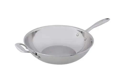 [9413827] Classic wok D30cm roestvrij staal alle vuren
