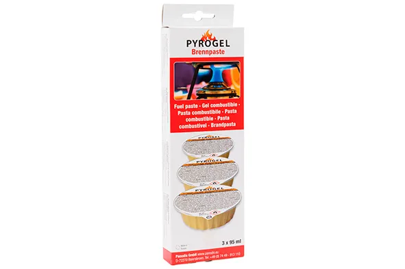 Pyrogel brandpasta Fondue 95g, set 3