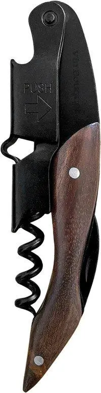 [VBFID1275] Kelnersmes/kurkentrekker black + wood