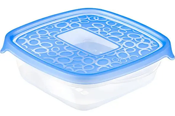 [469862] Curver take away vershouddoos blauw 0.6L vierkant