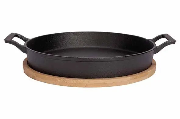 [5916005] Cosy&Trendy Gratinschotel gietijzer D20cm op plankje