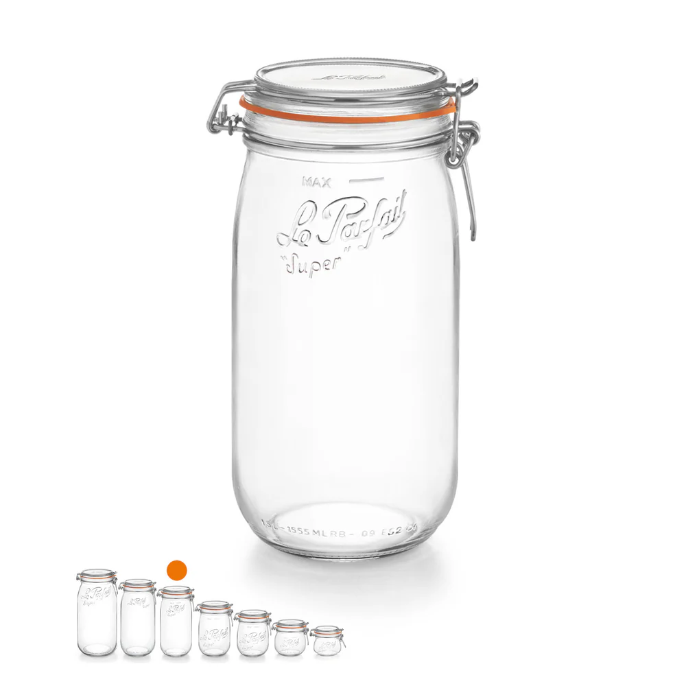 Super inmaakbokaal 1.5L, set 6