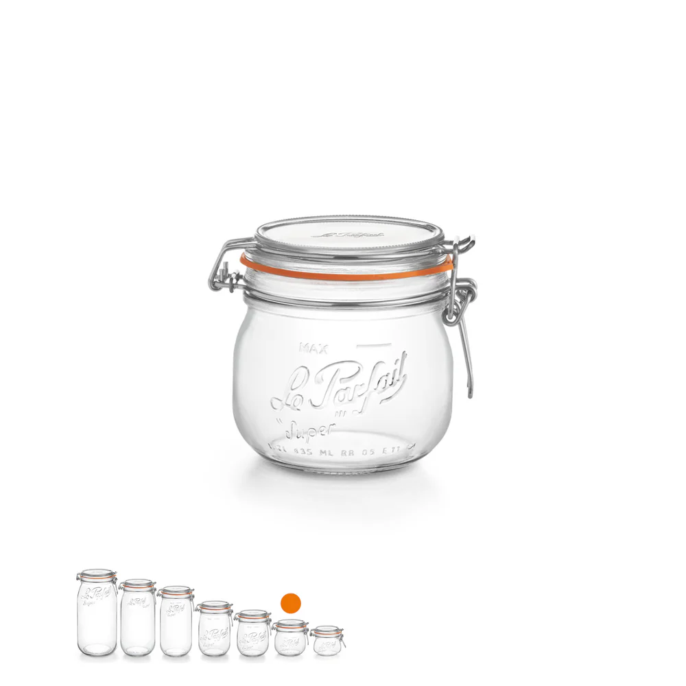 Super inmaakbokaal 0.5L, set 6