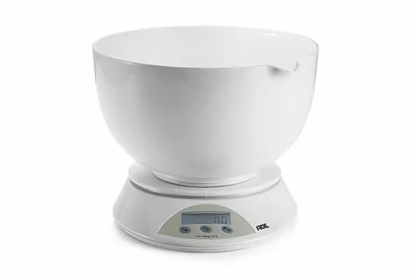 [59372] ADE keukenweegschaal met bowl