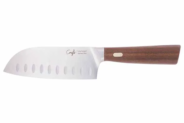 [5820002] Couteaux & Co santokumes walnoten handvat