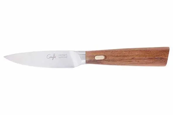 Couteaux & Co huishoudmes walnoten handvat