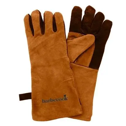 Barbecook set van 2 zachtlederen handschoenen