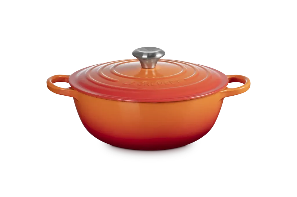 [21114260900430] Le Creuset marmite rond 26cm oranjerood