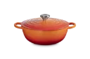 Le Creuset marmite rond 26cm oranjerood
