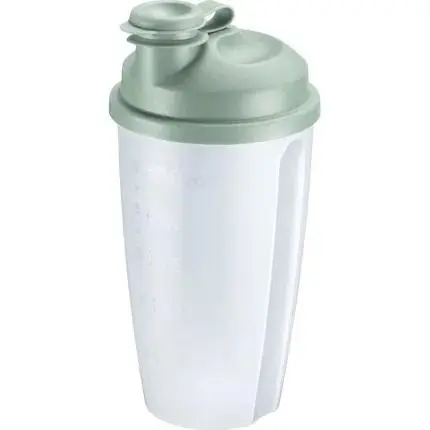 Dressingshaker uit kunststof muntgroen 500ml