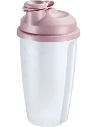[WM-2435227P] Dressingshaker uit kunststof roze 500ml