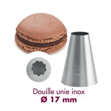 [GOGLUN17C] spuitmond inox effen Ø17mm