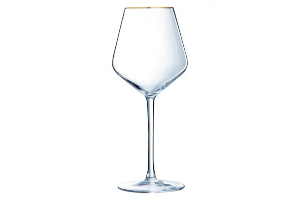 Ultime wijnglas gouden boord 47cl, set 4