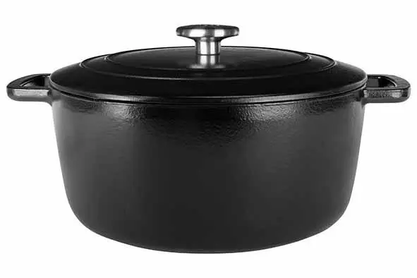 [9967244] C&T Fontestic kookpot gietijzer zwart 24cm