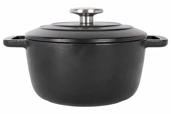 [9967204] C&T Fontestic kookpot gietijzer zwart 20cm