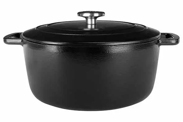 [9967284] C&T Fontestic kookpot gietijzer zwart 28cm