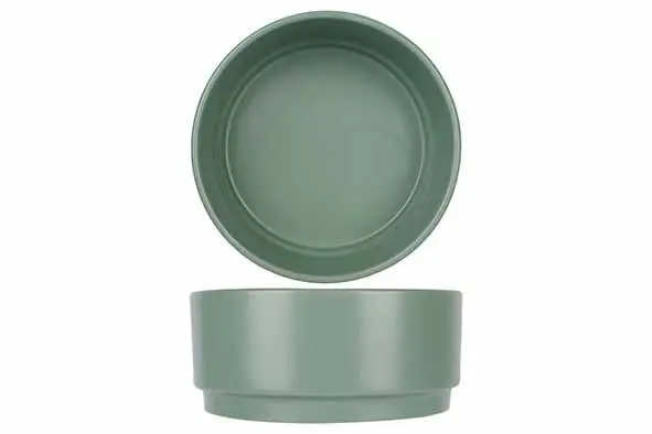Cosy&Trendy Alto bowl D15xH6,5cm groen