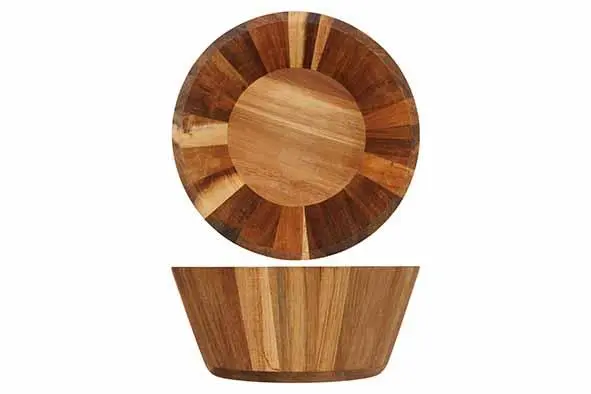 Saladekom acacia D19xH8,5cm