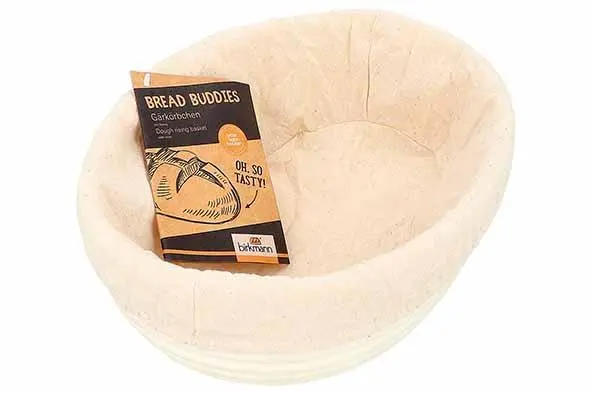 [B331358] Birkmann bread Buddies rijsmand ovaal 24,5x18,5xH9,5cm