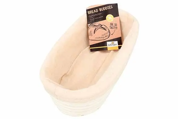 [B331334] Birkmann bread Buddies rijsmand ovaal 30x14xH8cm