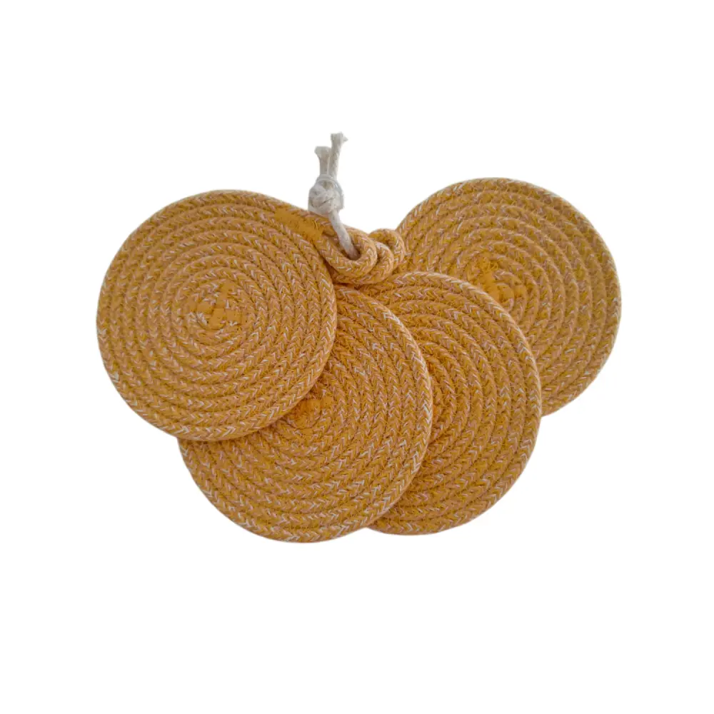 [C4S-SSU] KOBA Coaster set 4pc - Sunny Side up