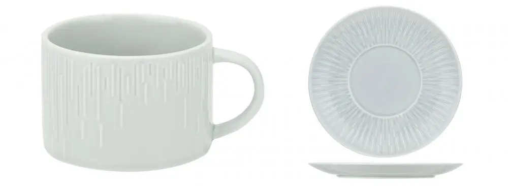 [2904009] Louis Grey tas 22cl met ondertas 16cm