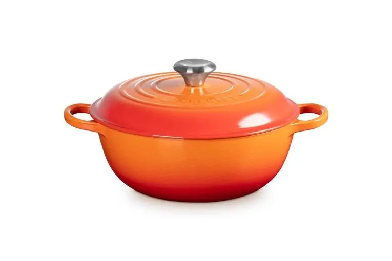 Marmite Signature met hoog deksel Oranjerood 26cm