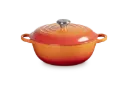 Le Creuset marmite rond 26cm rood oranjerood
