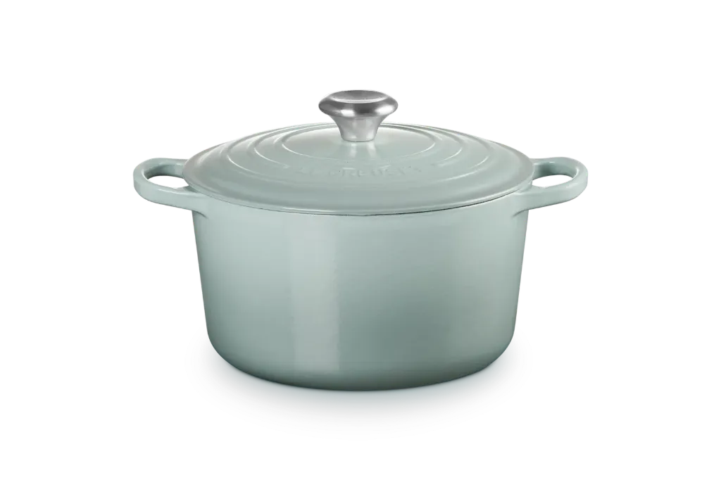 Le Creuset stoofpan rond hoog 24cm sea salt