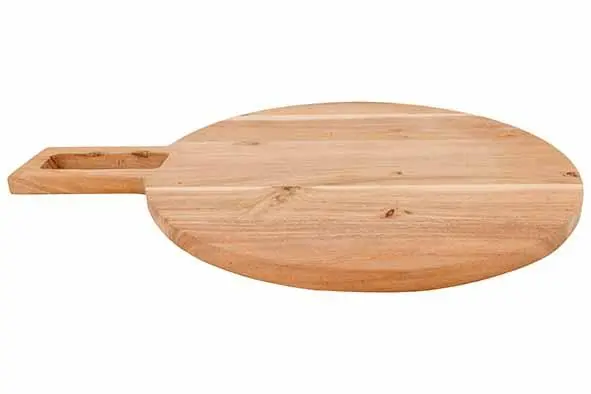 [533706] Mimosa serveerplank acacia rond