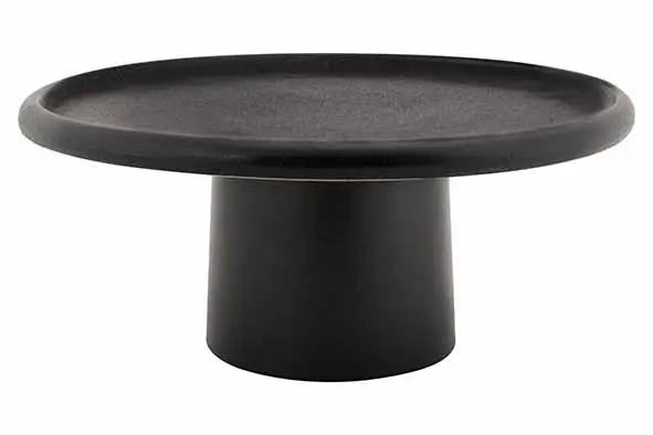 [5363004] Ellips taartschotel op voet D26xH11cm